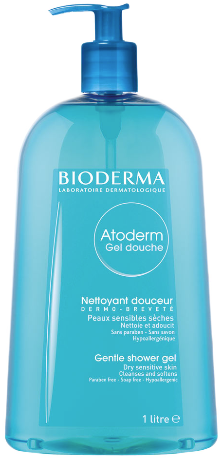 Bioderma atoderm gel douche nettoyant douceur 1 l