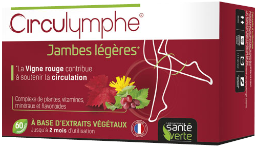 Santé verte circulymphe 60 comprimés