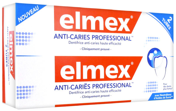 Elmex anti-caries professional lot de 2 x 75 ml